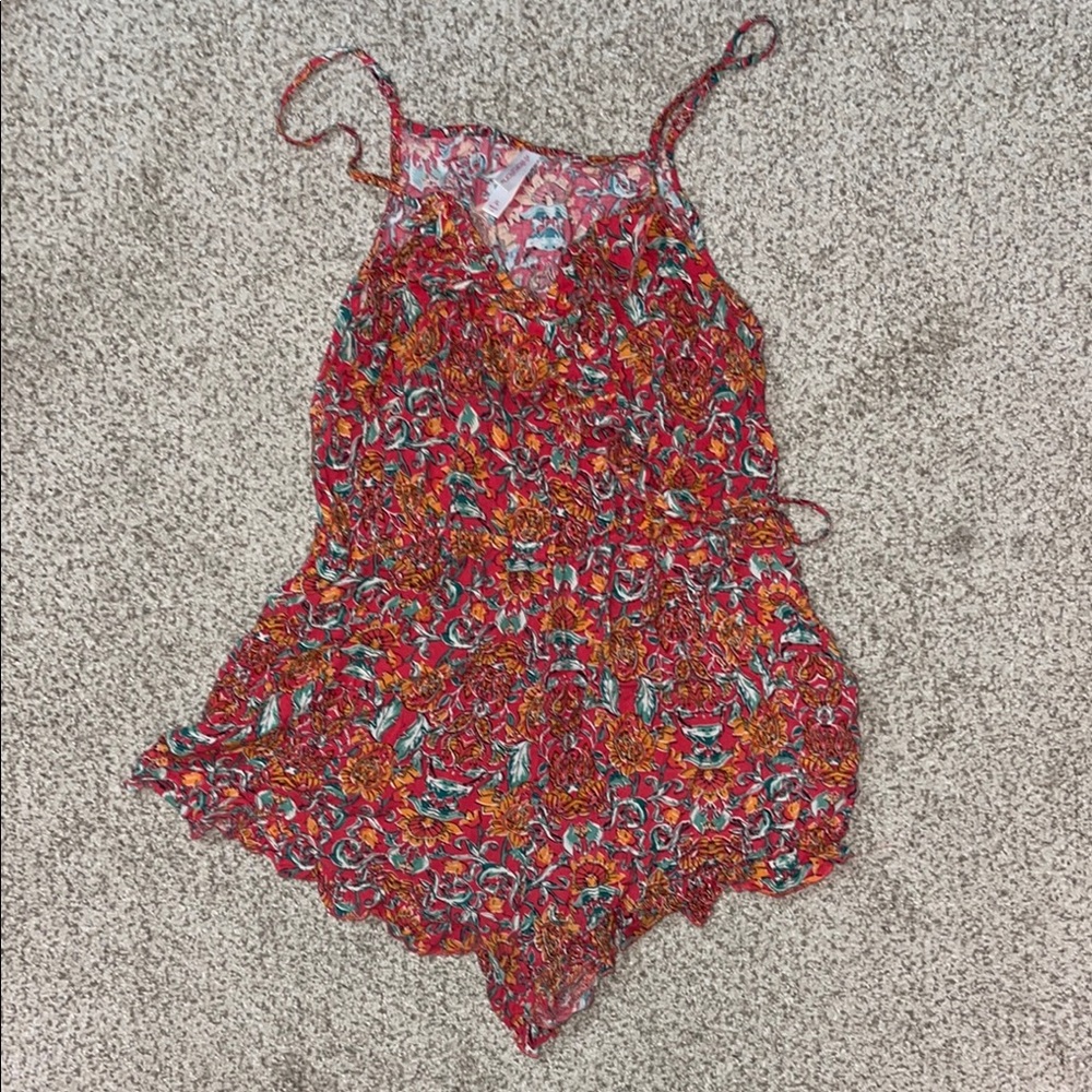 Xhilaration Multicolor Floral Romper